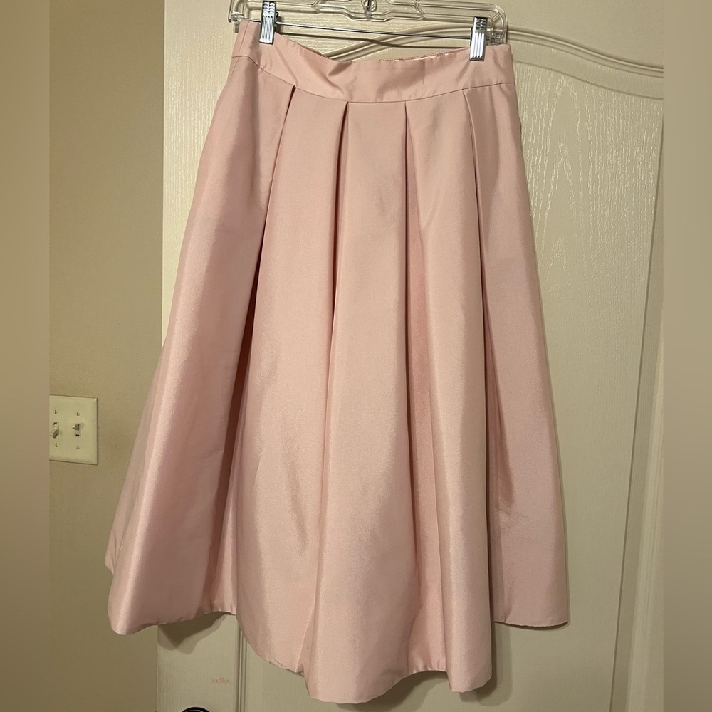Elegant Pink A-Line Skirt